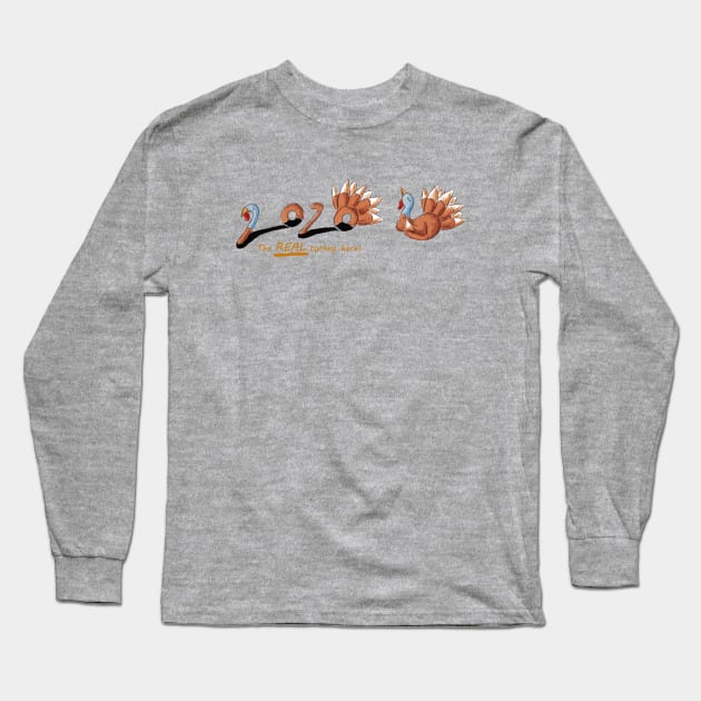 True Turkey Long Sleeve T-Shirt by KristenOKeefeArt